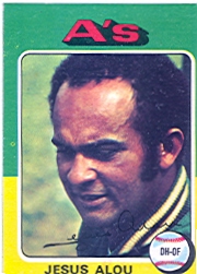 1975 Topps Mini Baseball Cards      253     Jesus Alou